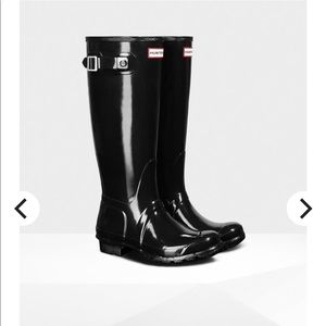 New! Original Hunter tall gloss rain boots